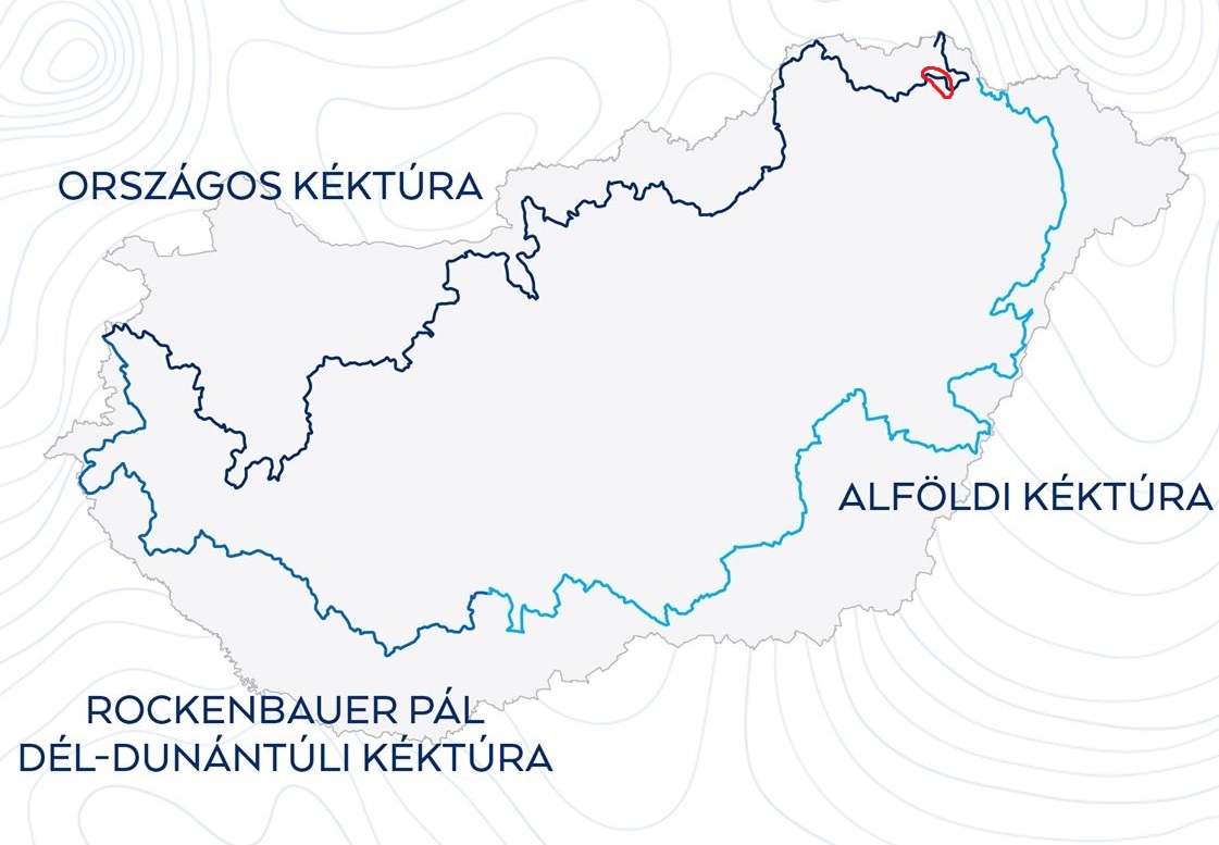 Országos Kéktúra érintett szakasza