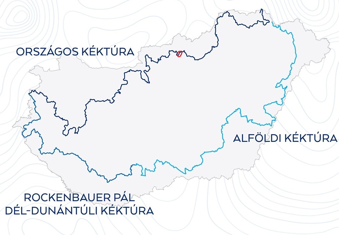 Országos Kéktúra érintett szakasza