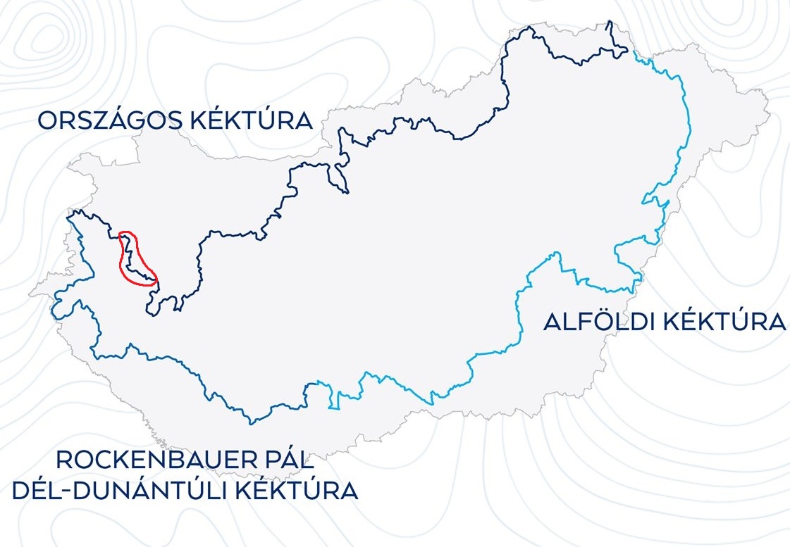 Országos Kéktúra érintett szakasza