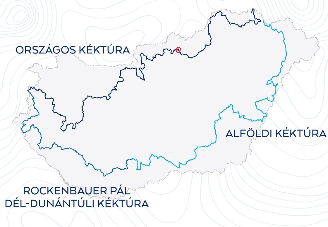 Országos Kéktúra érintett szakasza