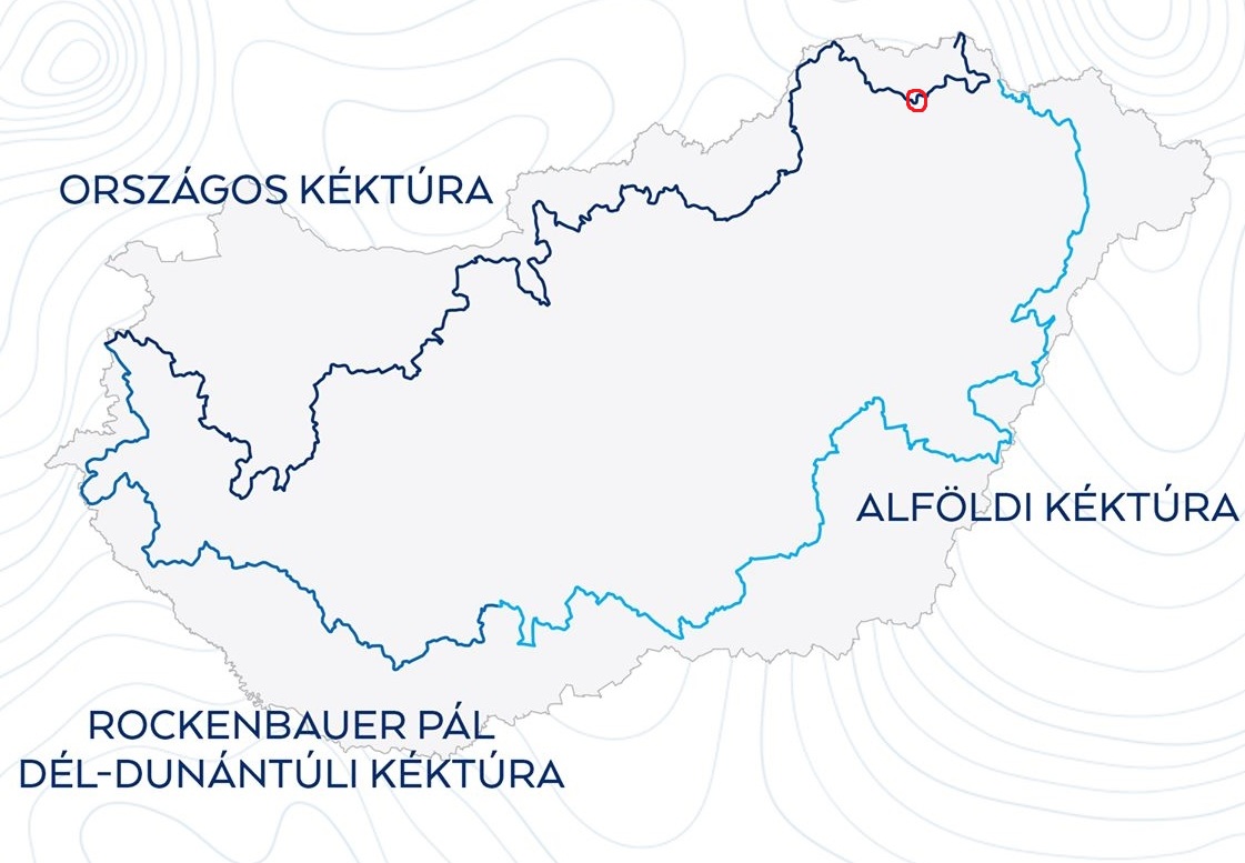 Országos Kéktúra érintett szakasza