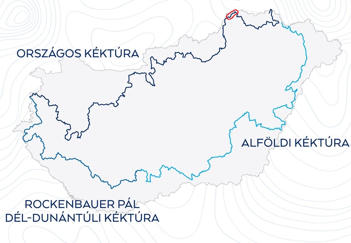 Országos Kétúra érintett szakasza